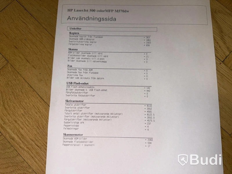 Skrivare HP LaserJet Pro 500 color MFP M570dw