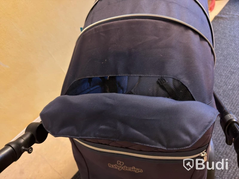 Barnvagn Baby Design Lupo Comfort, mörkblå