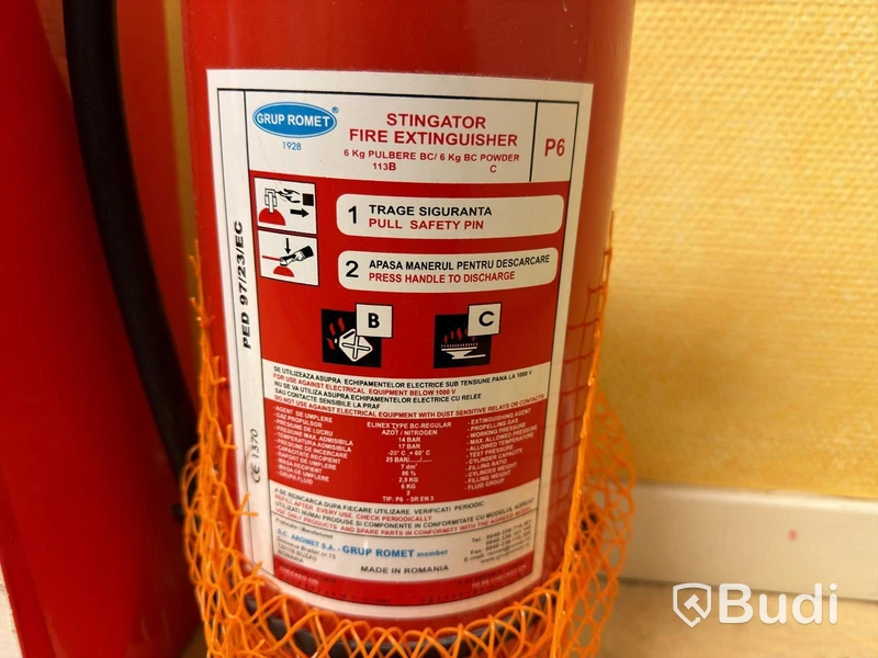 Första hjälpen samt brandutrustning