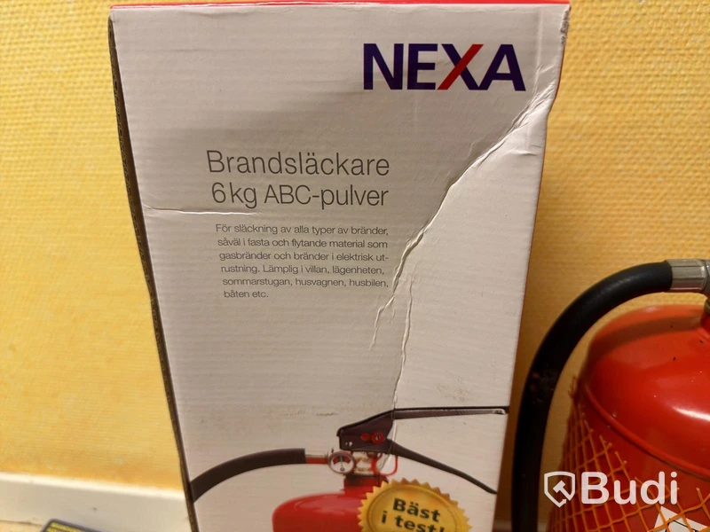 Första hjälpen samt brandutrustning