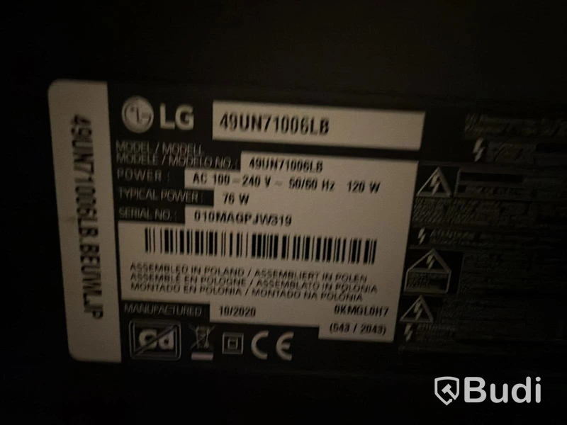 TV LG 49UN71006LB, 49 tum