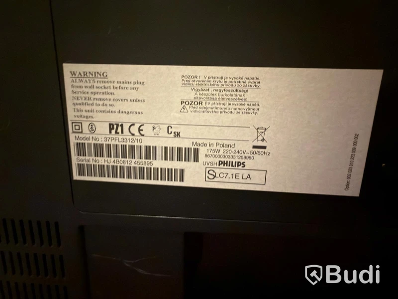 Philips TV 37PFL5322/10, 37 in.