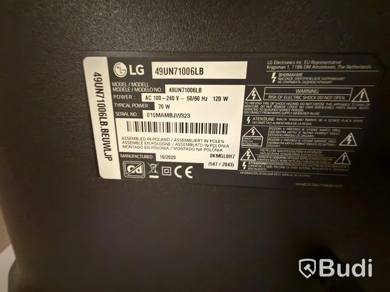 TV LG 49UN71006LB, 49 tum, 4K