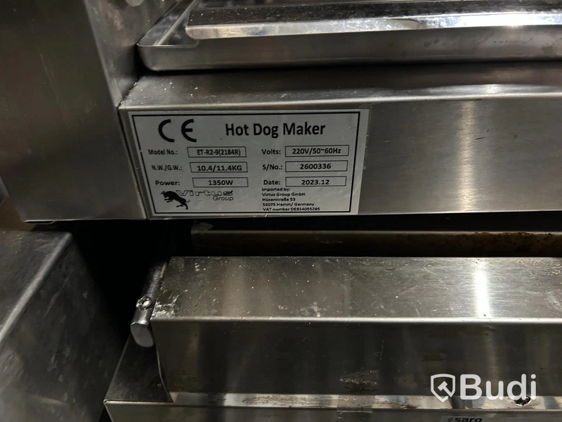 Korvgrill Mastro, 9 rullar, 1350 W