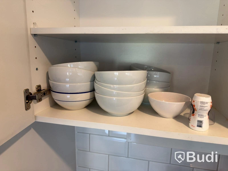 Plates, cutlery, kitchenware, etc.