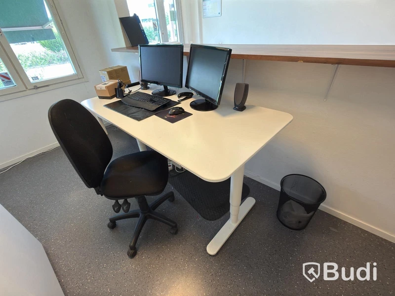 Office furniture, monitors, etc.