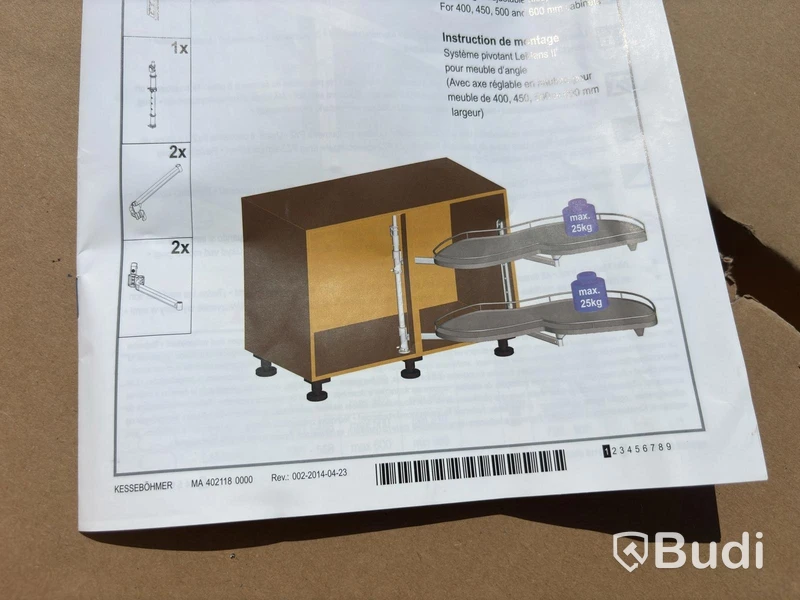 Köksdelar Blum, Kesseböhmer, Lube