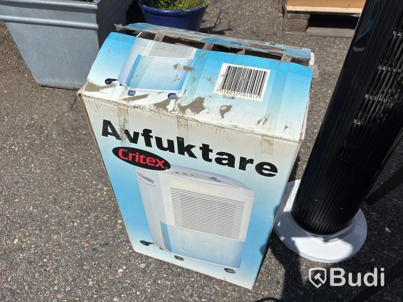 Chairs, dehumidifier, fans