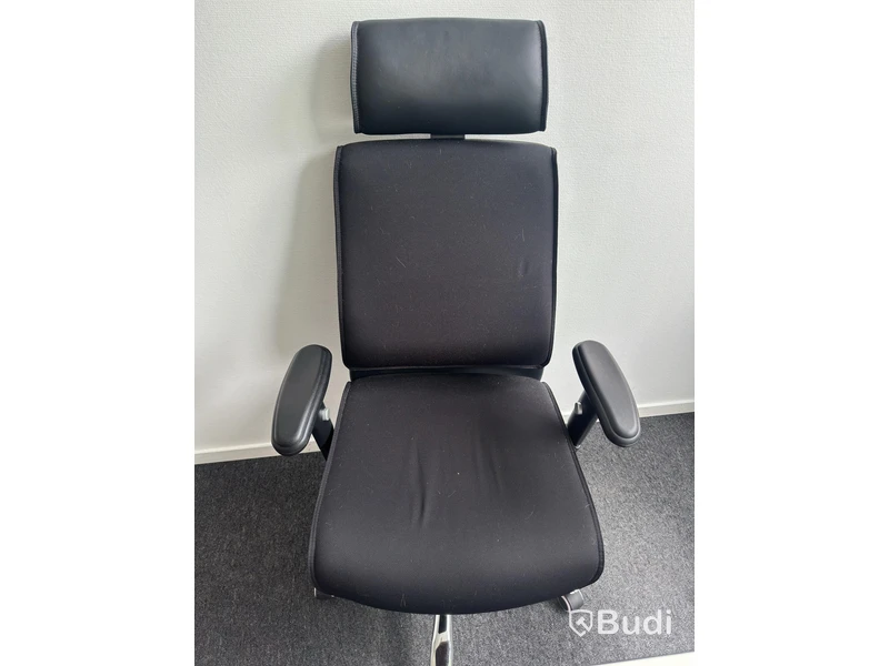 Electric height-adjustable desk incl. office chair