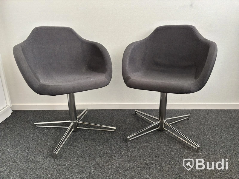 2 Swivel Chairs, Johanson Design