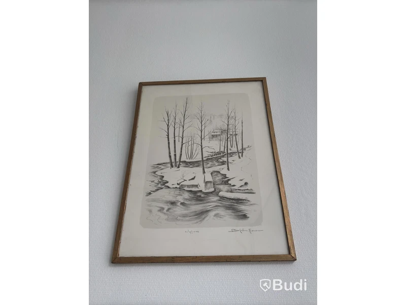 4 Paintings by Björn Franzon