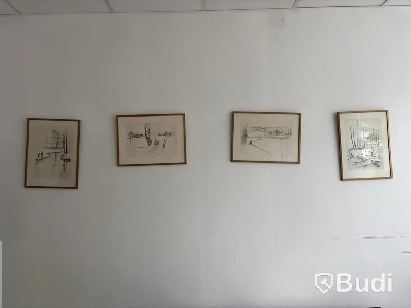 4 Paintings by Björn Franzon