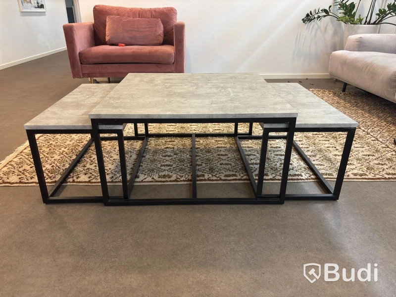 Set of 3 coffee tables, assorted sizes