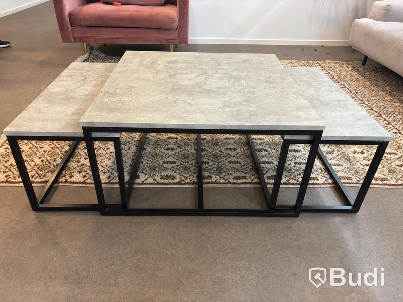 Set of 3 coffee tables, assorted sizes