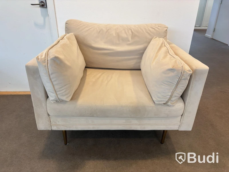 Fåtölj, beige