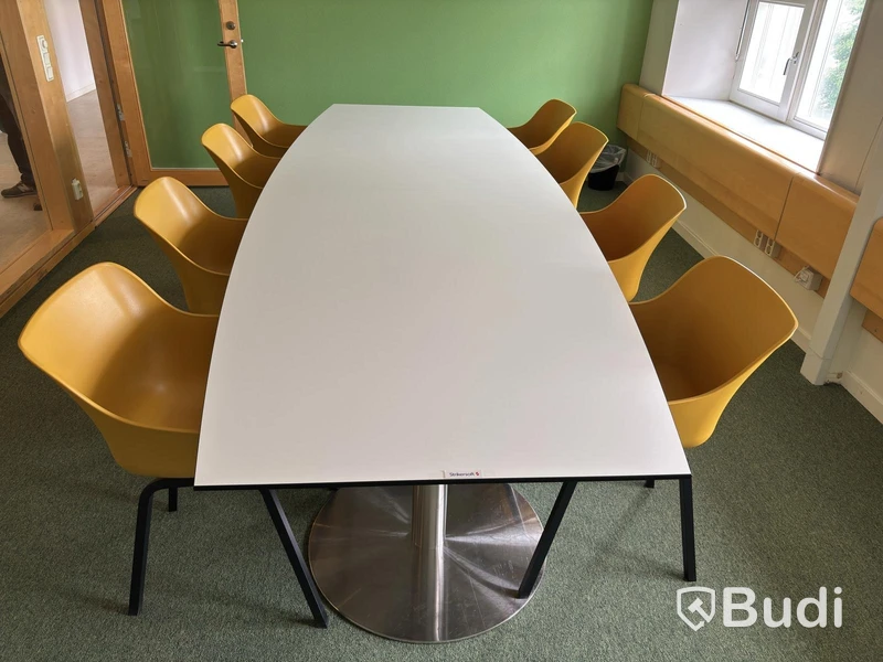Conference table incl. 8 IKEA Torvid chairs