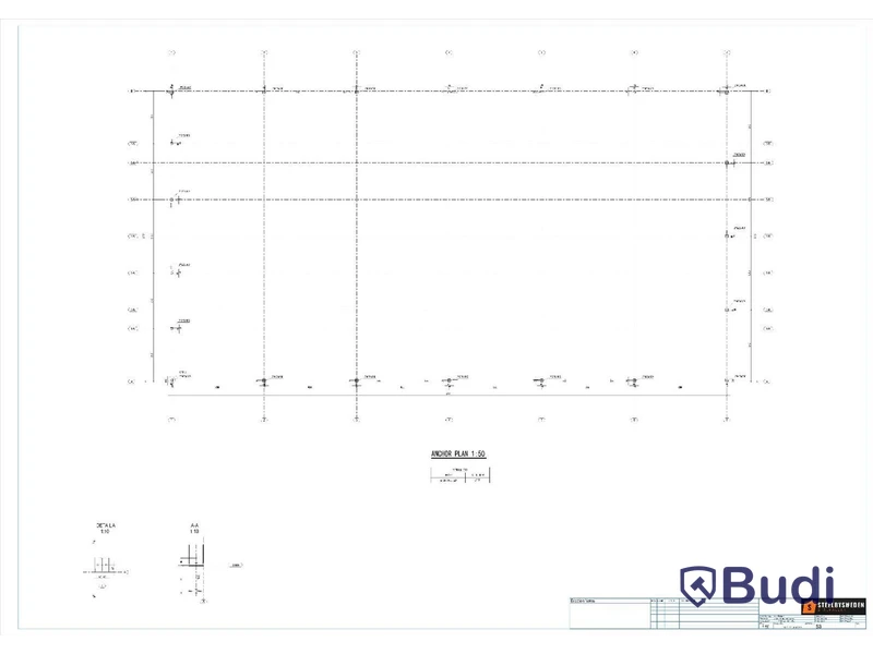Stålhall/ stomme, Steelconstruction By Sweden, ca 745 m², 37,8x19,7 m