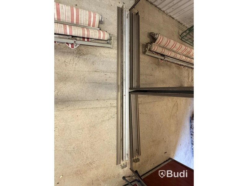 Mirrored sliding door set, Lumi, approx. 220 cm