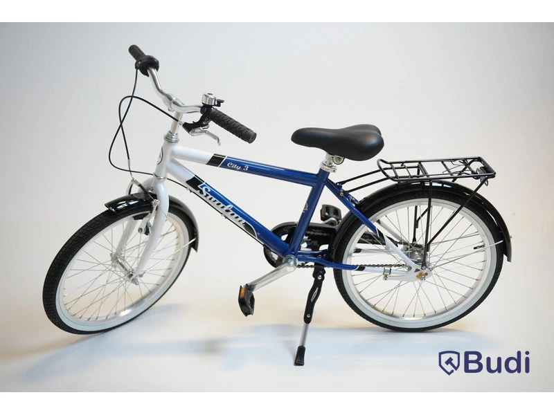 (NEW) Svalan City3 bicycle, 20-inch wheels, 10-inch frame, white/blue