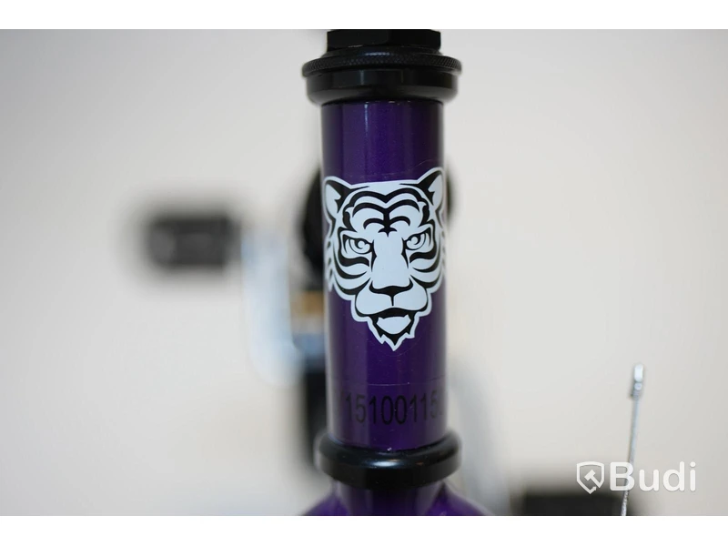 (NEW) Tiger BMX bicycle, 12-inch wheels, 6-inch frame, purple
