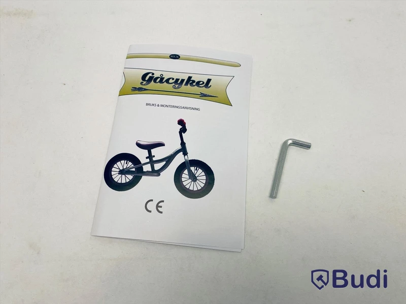 (NEW) Rex Retro Racer balance bike, 12-inch.