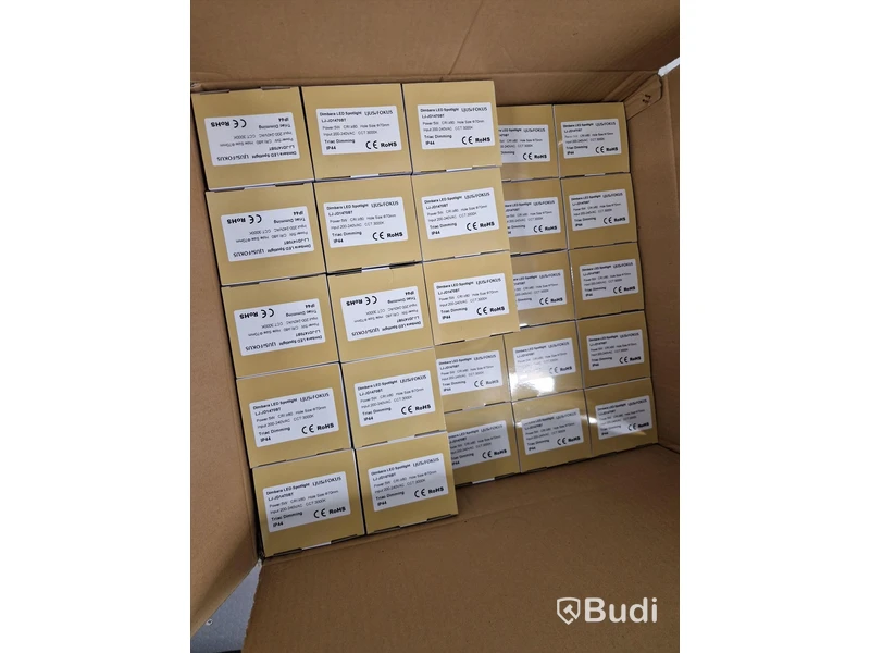 LED recessed spotlights, 50 pcs, 3000 K