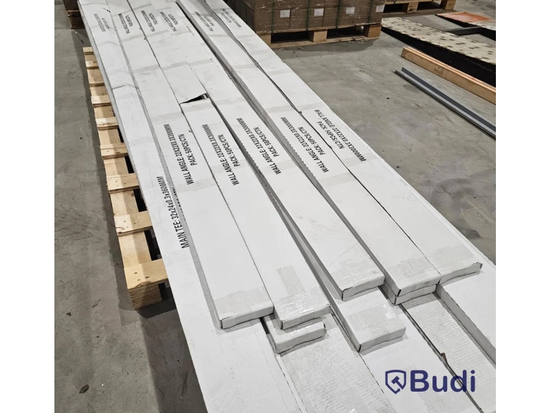 Complete suspended ceiling package incl. grid system – 50 m², black