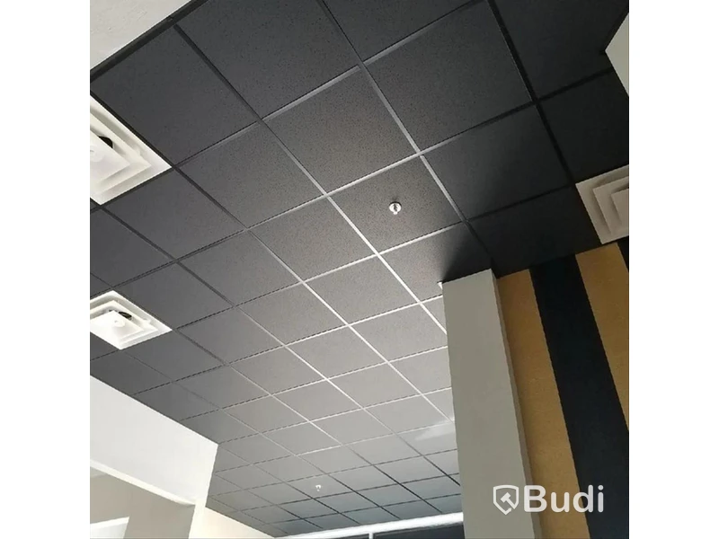 Complete suspended ceiling package incl. grid system – 50 m², black