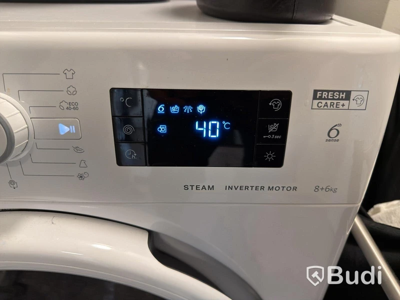 Tvättmaskin Whirlpool, 8+6 kg