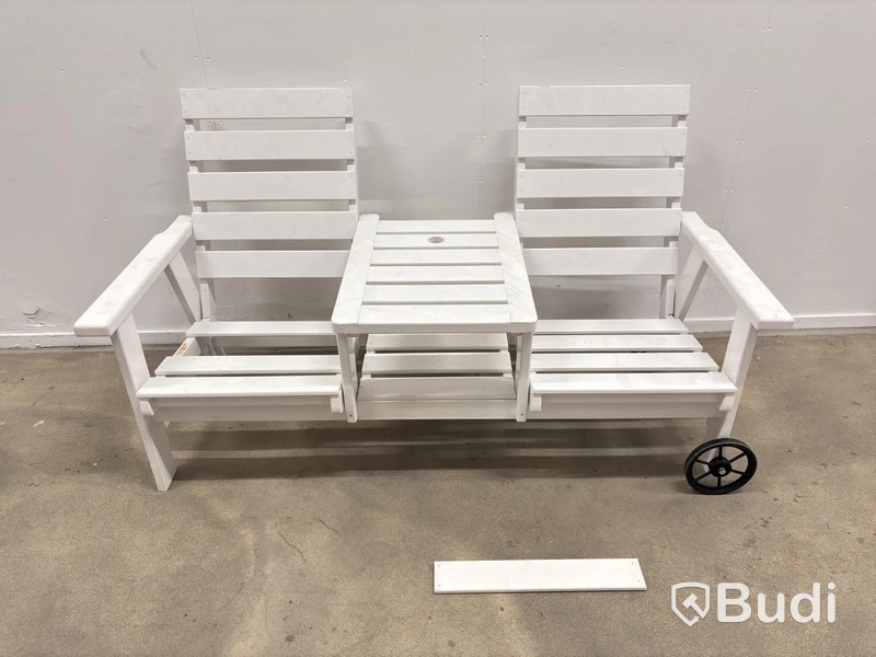 LOUNGEMÖBEL BALTIC GARDEN KINGDOM DUO-SOFFA VIT