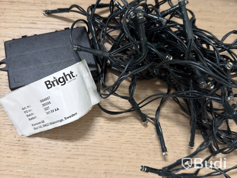 3 boxes of string lights, warm white, mixed lot