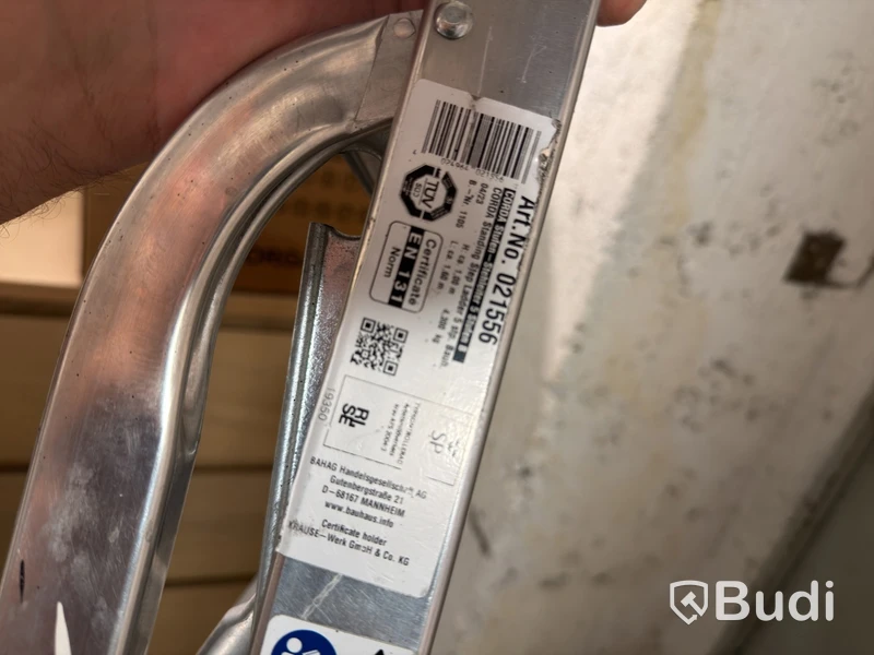 Krause Cobra stepladder, aluminium