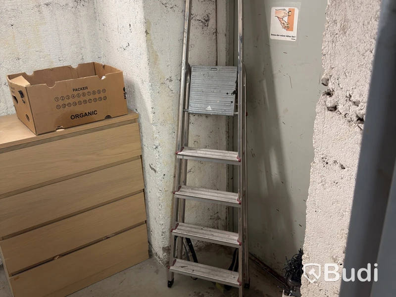 Krause Cobra stepladder, aluminium