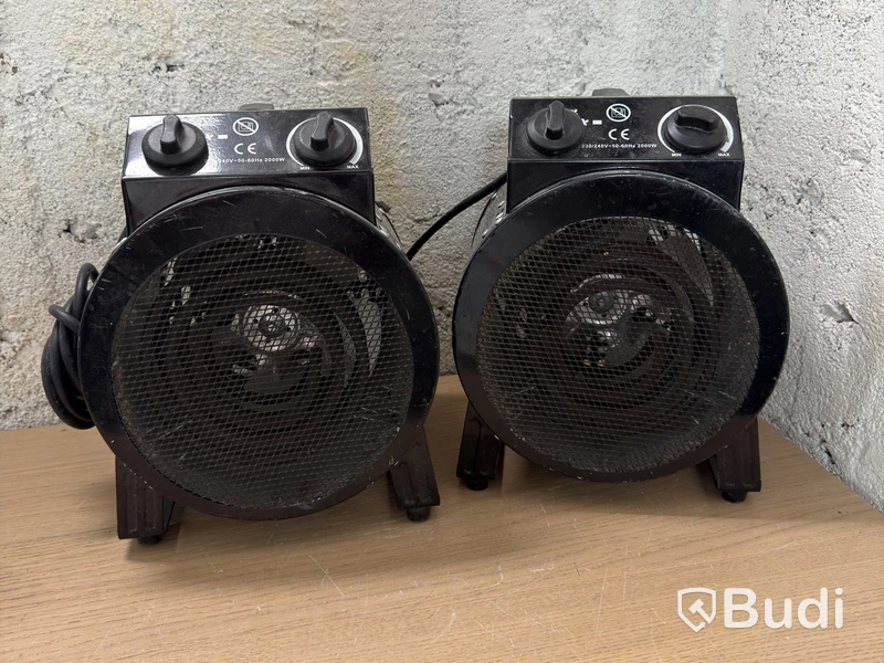 Fan heaters, 2x Schneider Electric IFH04-20A, 2000 W