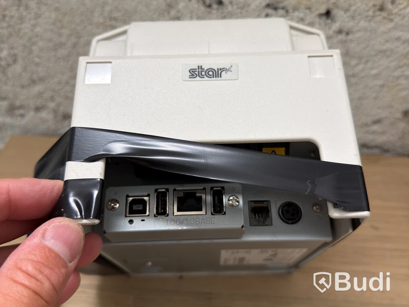 Star receipt printer, USB/Ethernet, power cable