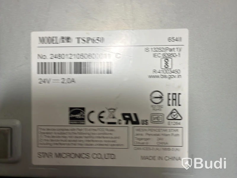 Star TSP650I receipt printer, network