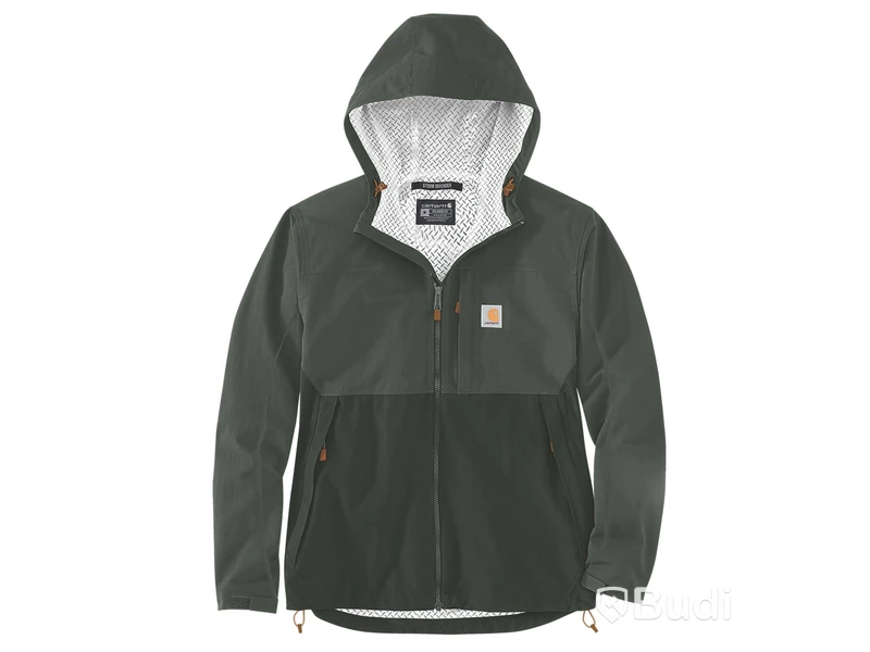 JACKA CARHARTT, MONTEREY MEN'S RELAXED FIT, WIND FIGHTER JACKET, FORESTRY GREEN/DARK FORESTRY GREEN, STL. XXL