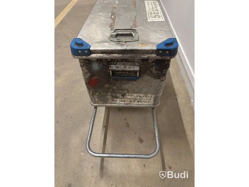 Lot of 30 ASSA ABLOY emergency exit hardware + metal trolley