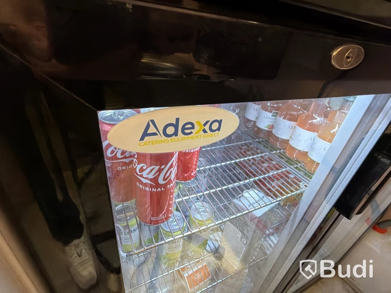 Kylbänk Adexa med dubbla glasdörrar