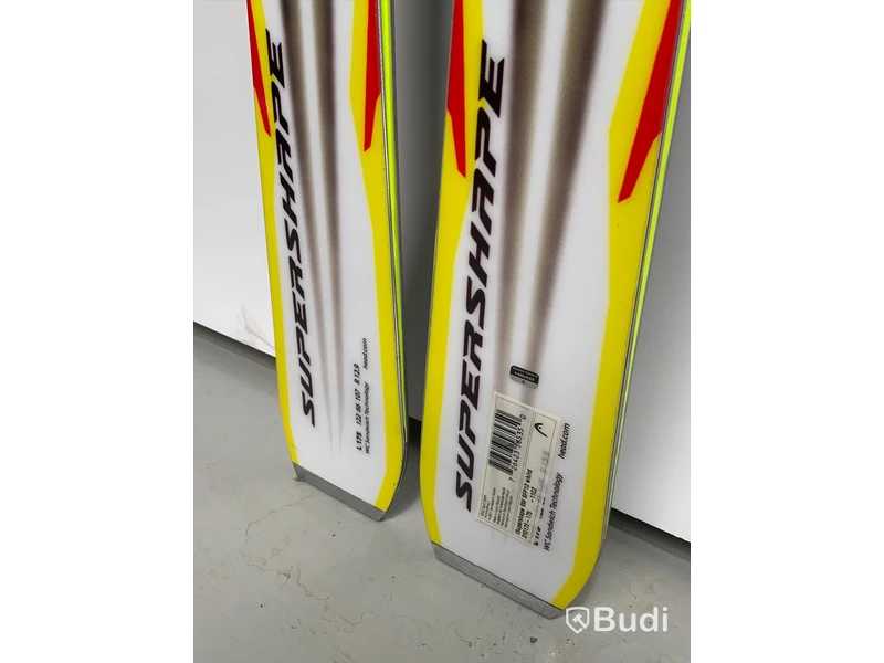 Skidor HEAD supershape L175. Utan bindning
