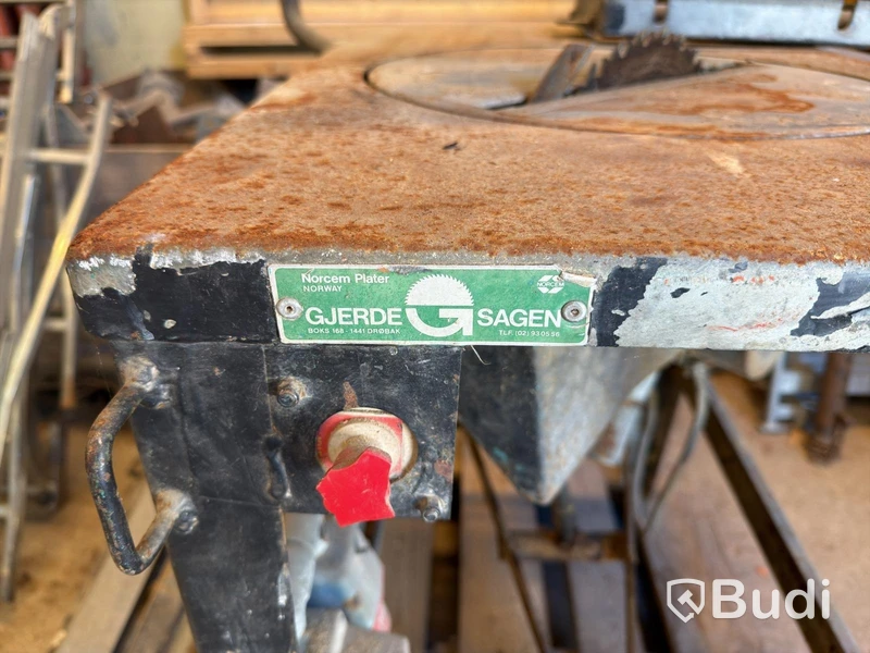 Gjerde saw with rails
