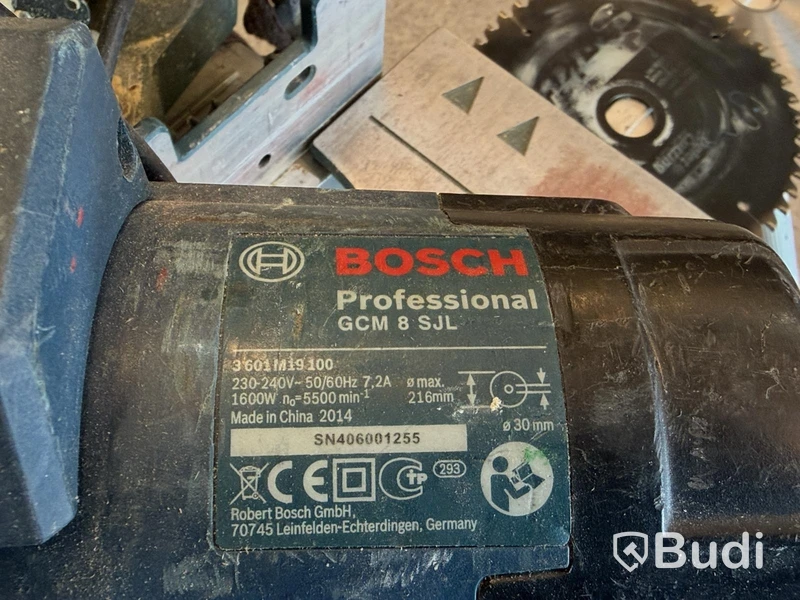 Mitre saw, Bosch GCM 8 SJL, with stand
