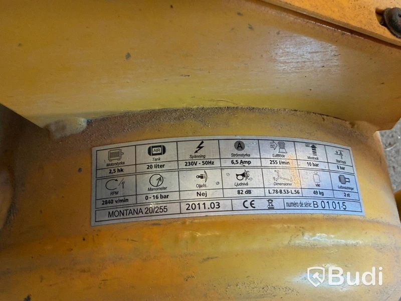 Montana 20/255 Compressor, 2011, 20 L