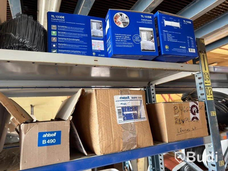 Machines, shelving & consumables