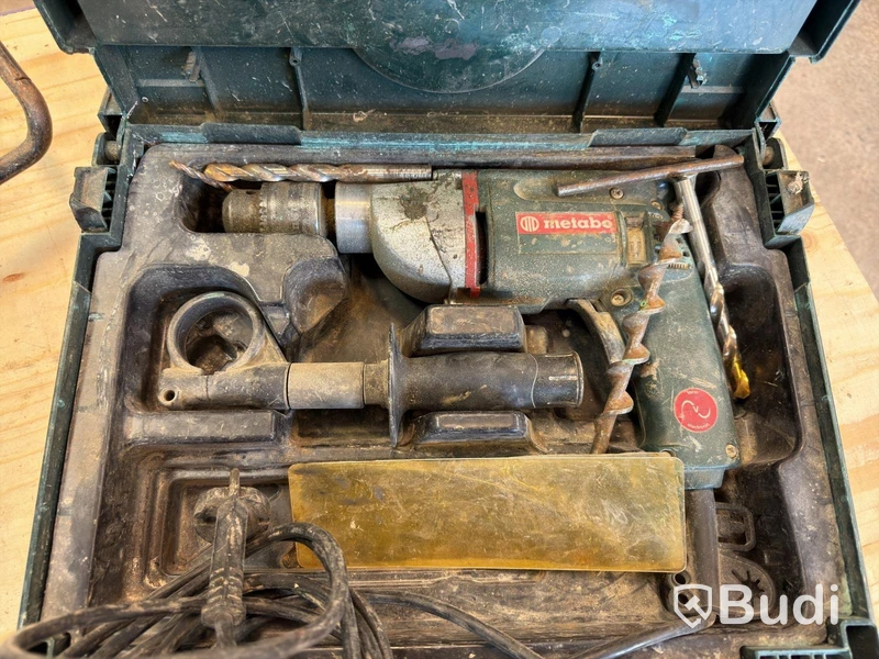 Hand router, mitre saw, drill