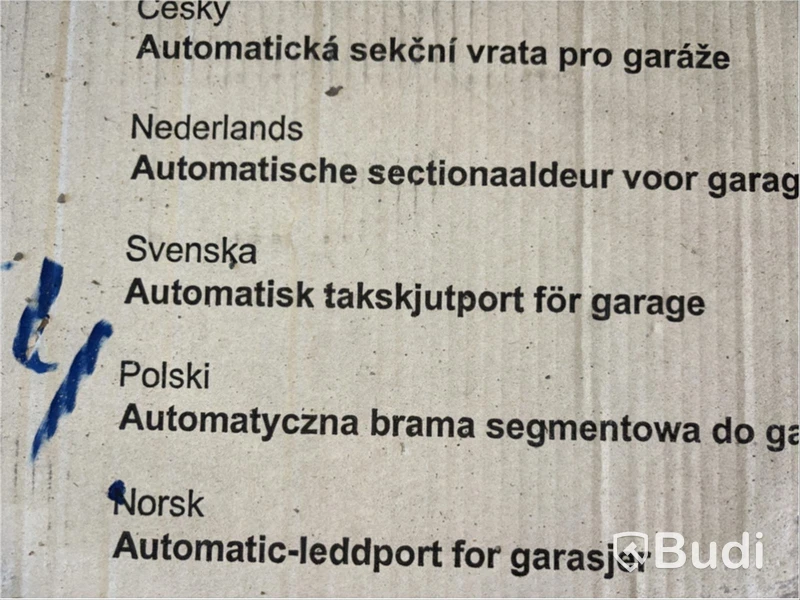 GARAGEPORT HÖRMANN ISOMATIC 2375X2000X40MM VIT