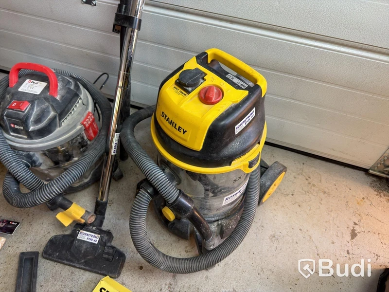 Wet/dry vacuum cleaners, 3 pcs