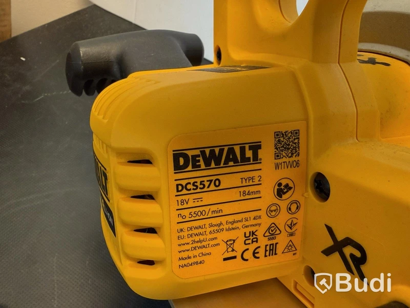 Cirkelsåg DeWalt DCS570, 18V, 184 mm