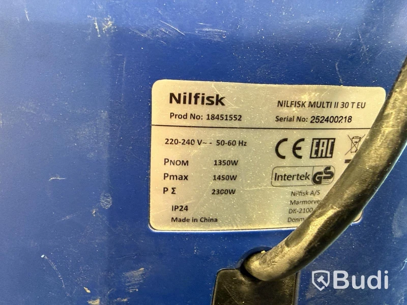 Dammsugare Nilfisk Multi II 30 T EU, 1350 W