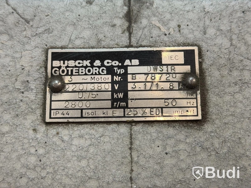 Bench Grinder, Busck DWS1R